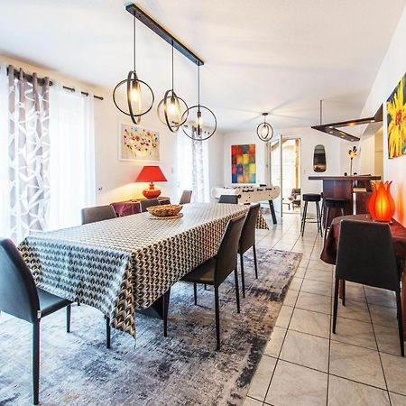 La Coquette ! Maison Au Coeur De La Bresse Avec Veranda Barbecue Garage Baby-Foot Et Barre De Son ภายนอก รูปภาพ